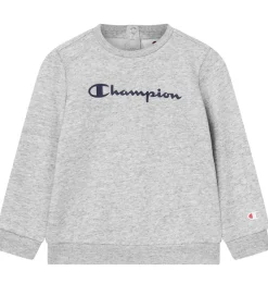 Sweatsæt - Sweatshirt/Sweatpants - New Oxford Grey Mela|Champion Best