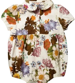 Sommerdragt - Hvid m. Blomster|Christina Rohde Hot