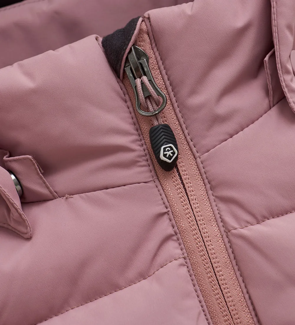 Dynejakke - Quilt - Woodrose|Color Kids Clearance
