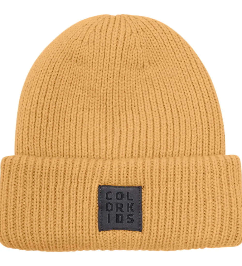 Hue - Uld/Akryl - Strik - Chamois|Color Kids