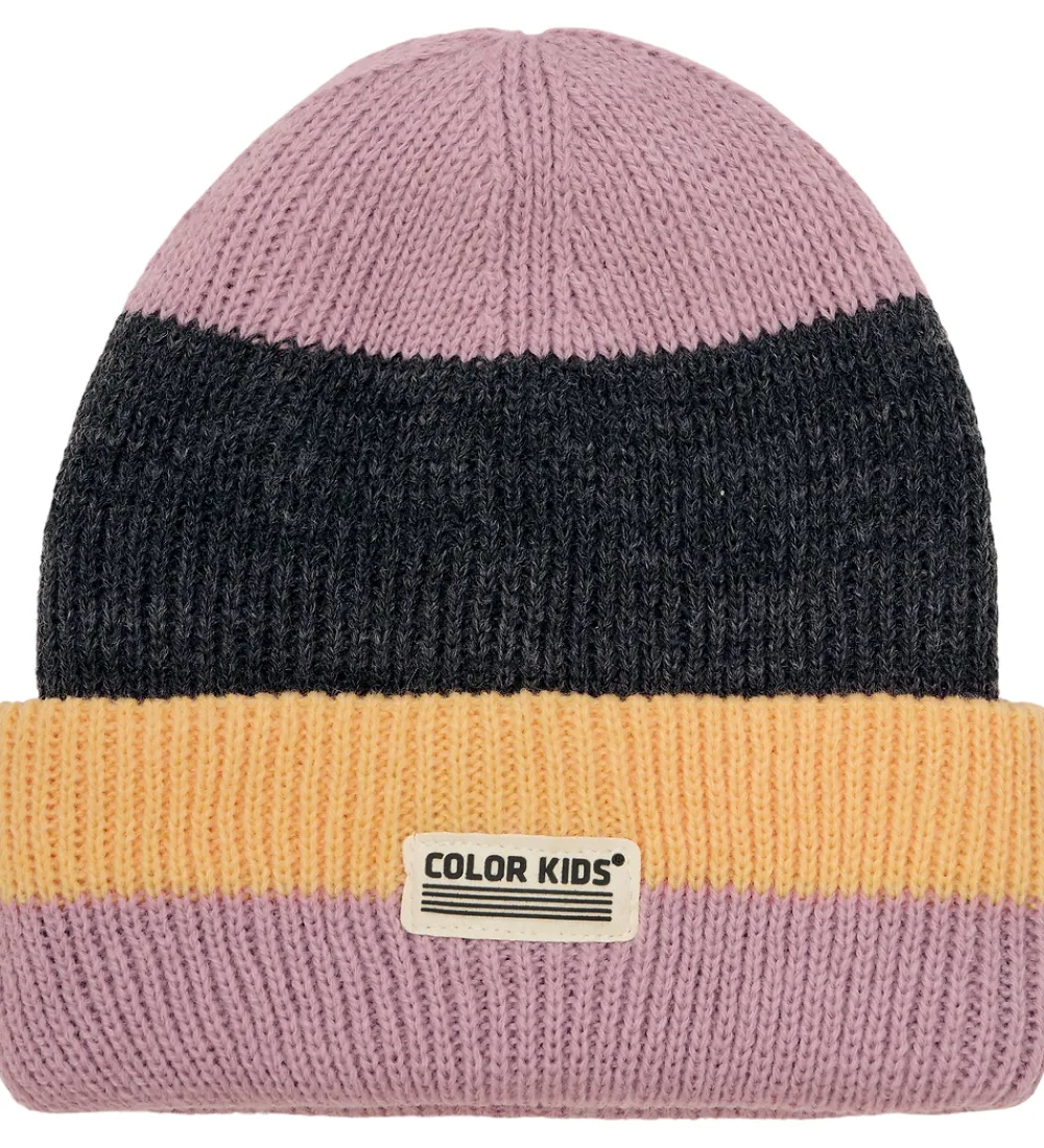 Hue - Uld/Akryl - Strik - Woodrose|Color Kids