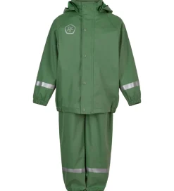 Regntøj m. Seler - PU - Dark Ivy|Color Kids Sale