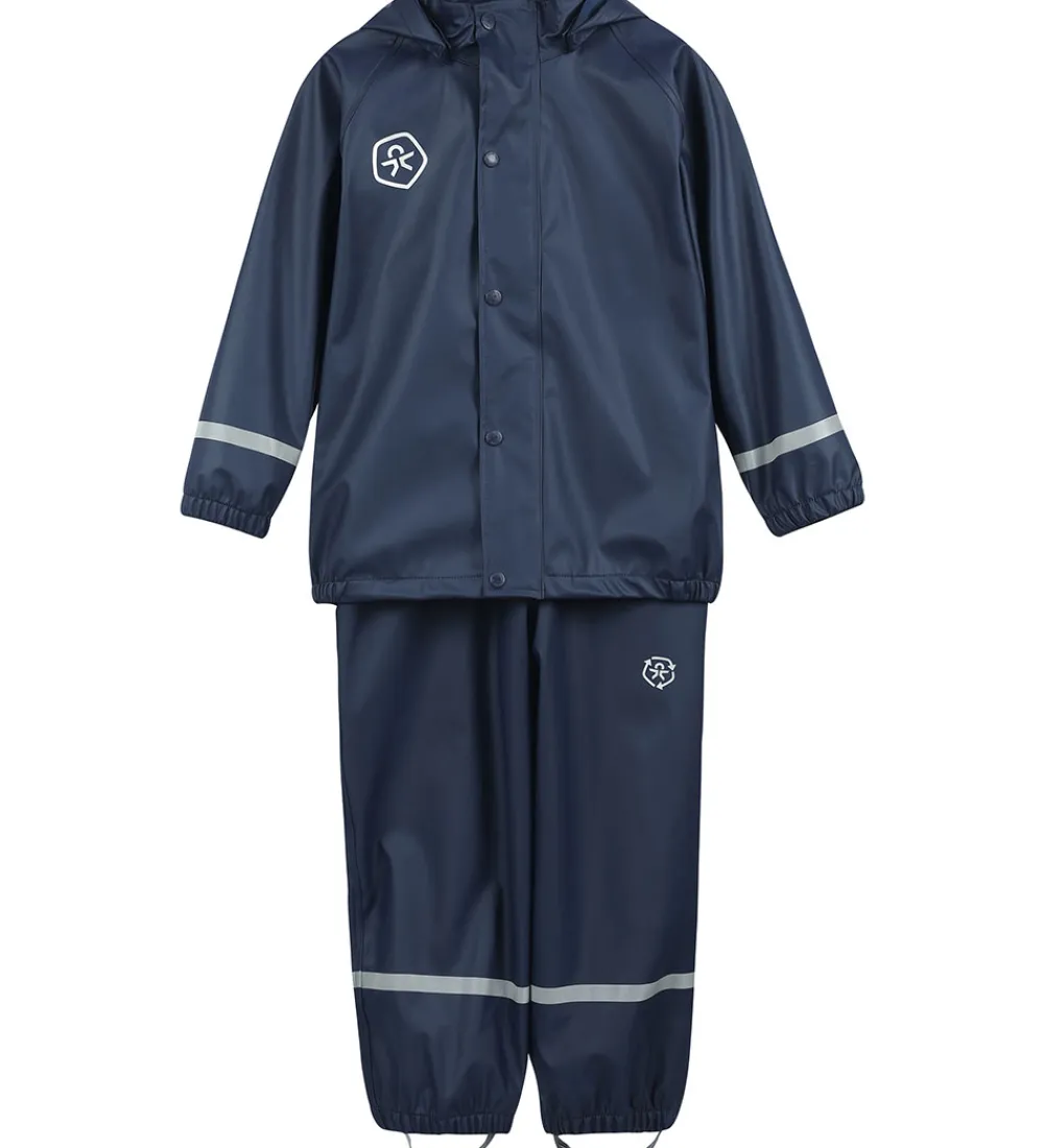 Regntøj m. Seler - PU - Dress Blues|Color Kids Sale