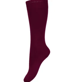 Knæstrømper m. Blondekant - Syrah|Condor Hot