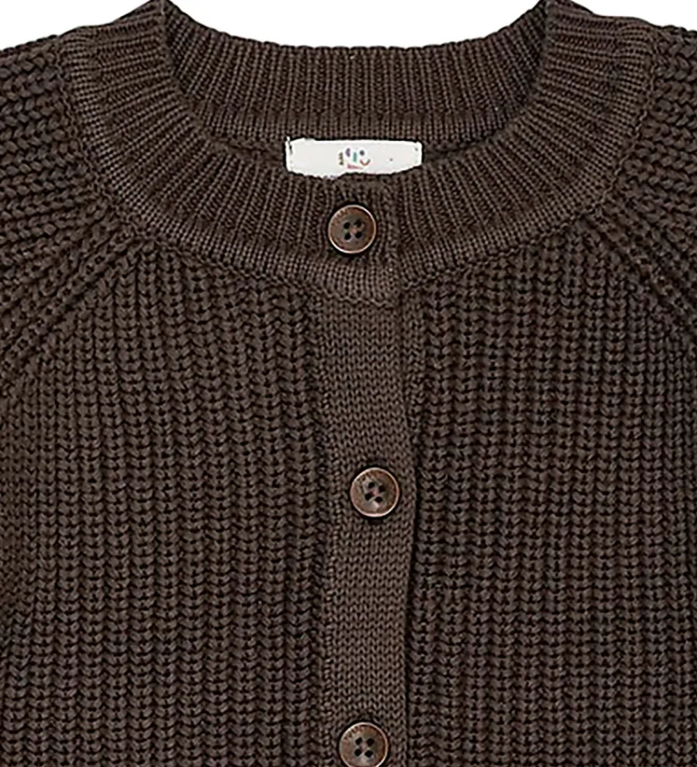 Cardigan - Strik - DK Brown|Copenhagen Colors Hot
