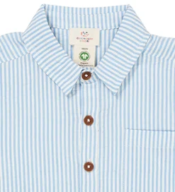 Skjorte - Sky Blue W. Cream Stripe|Copenhagen Colors Online