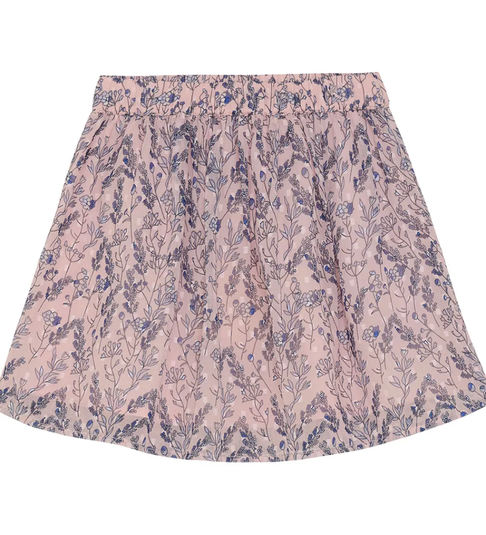 Nederdel - Flower Dobby - Lootus|Creamie