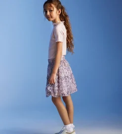 Nederdel - Flower Dobby - Lotus|Creamie Hot