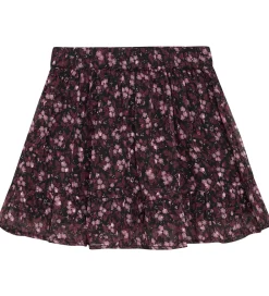 Nederdel - Flower Dobby - Sort|Creamie Outlet