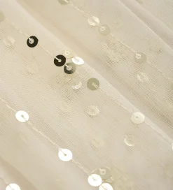 Nederdel - Tyl - Sequins - Buttercream|Creamie Hot