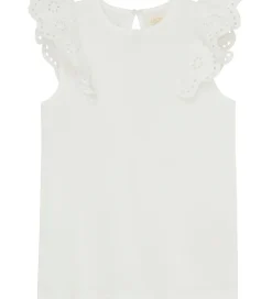 Top - Lace - Cloud m. Hulmønster|Creamie Outlet