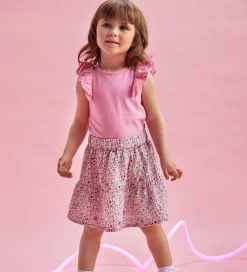 Top - Lace - Rosebloom m. Hulmønster|Creamie Outlet