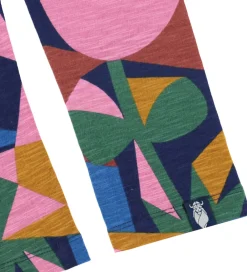 Leggings - Bomuld/Viskose - Danecheer - Rose Geofleur|Danefæ New