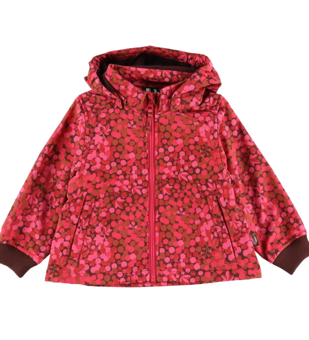 Softshelljakke m. Fleece - Danelaerke - Bright Pink Berry|Danefæ Hot