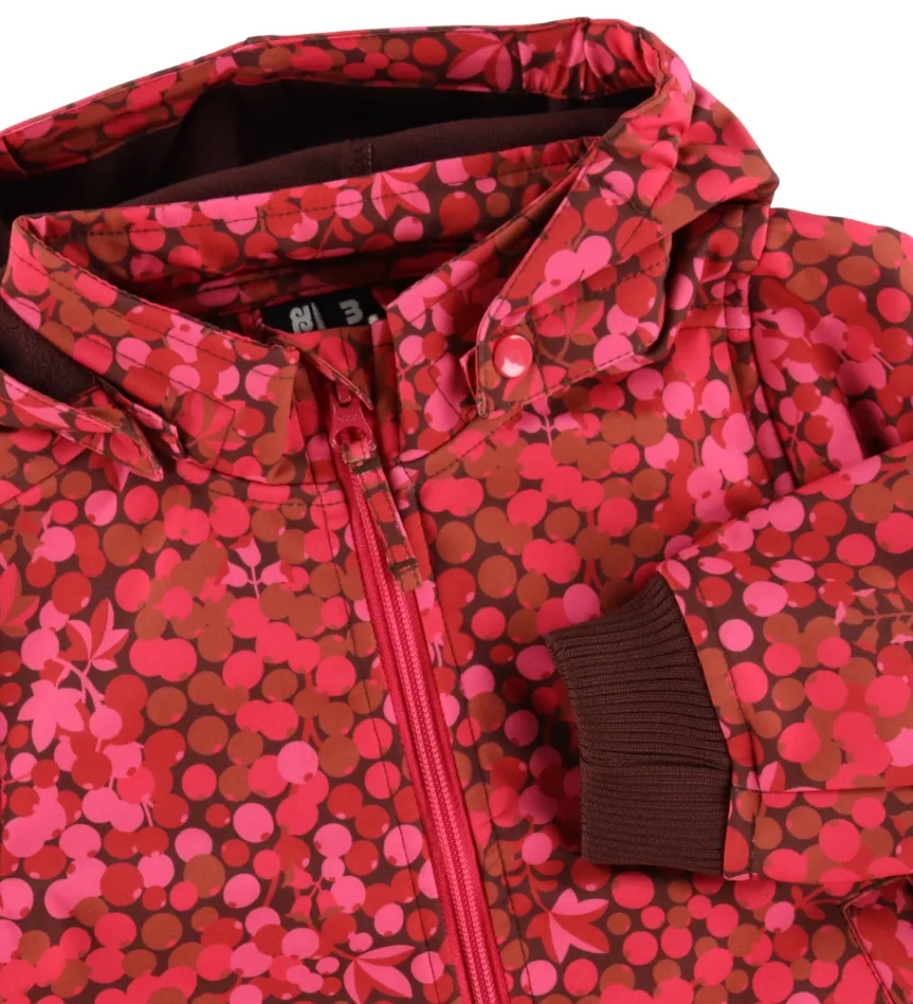 Softshelljakke m. Fleece - Danelaerke - Bright Pink Berry|Danefæ Hot
