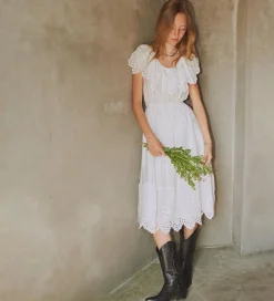 Kjole - Vera Broderie - Cream|Designers Remix Clearance