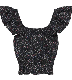 Top - Serena Flare - Navy/Mini Flower|Designers Remix Sale