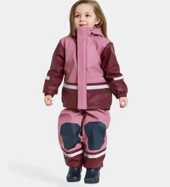 Didrikson Regntøj m. Fleece - Boardman - PU - Heather Pink|Didriksons Hot