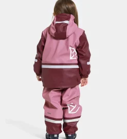 Didrikson Regntøj m. Fleece - Boardman - PU - Heather Pink|Didriksons Hot