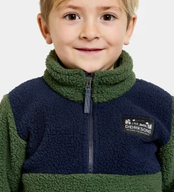 Fleecetrøje - Gosig - Light Moss|Didriksons Outlet