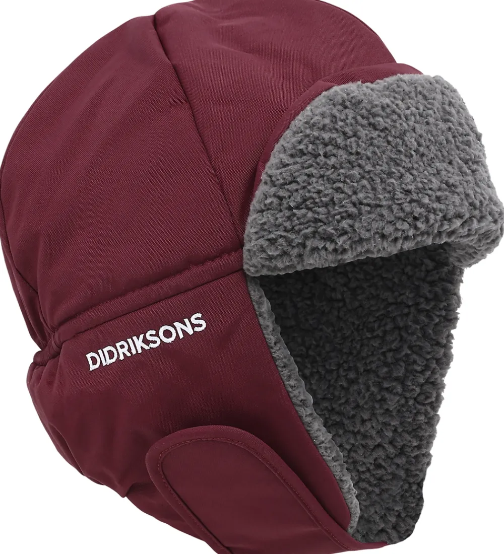 Hue - Biggles Cap - Anemon Red|Didriksons Outlet