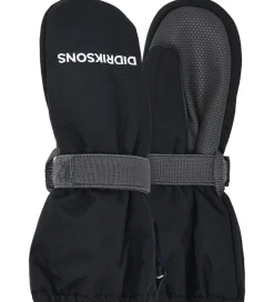 Luffer m. Fleece - Biggles Zip - Sort m. Lynlås|Didriksons Outlet