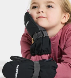 Luffer m. Fleece - Biggles Zip - Sort m. Lynlås|Didriksons Outlet