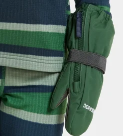 Luffer m. Fleece - Biggles Zip - Pine Green m. Lynlås|Didriksons Sale