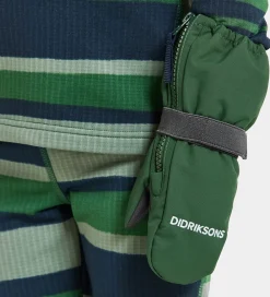 Luffer m. Fleece - Biggles Zip - Pine Green m. Lynlås|Didriksons Sale