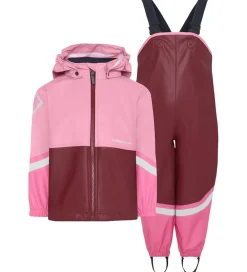 Regntøj m. Seler - Waterman - PU - Anemon Red|Didriksons Sale