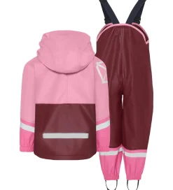 Regntøj m. Seler - Waterman - PU - Anemon Red|Didriksons Sale