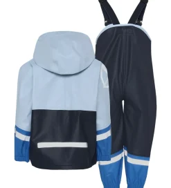 Regntøj m. Seler - Waterman - PU - Navy|Didriksons New