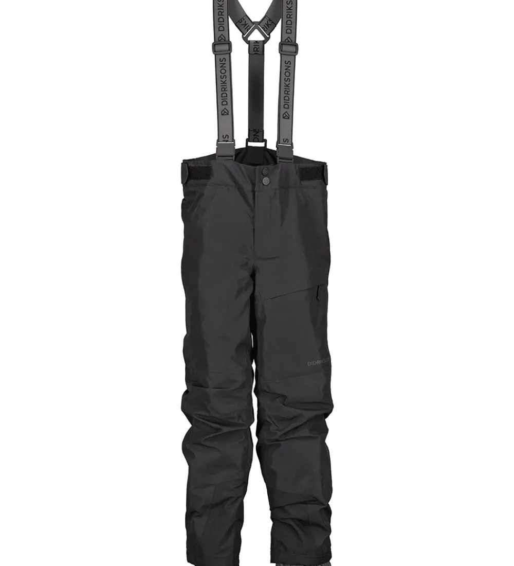 Skibukser m. Seler - Dacit - Sort|Didriksons Outlet