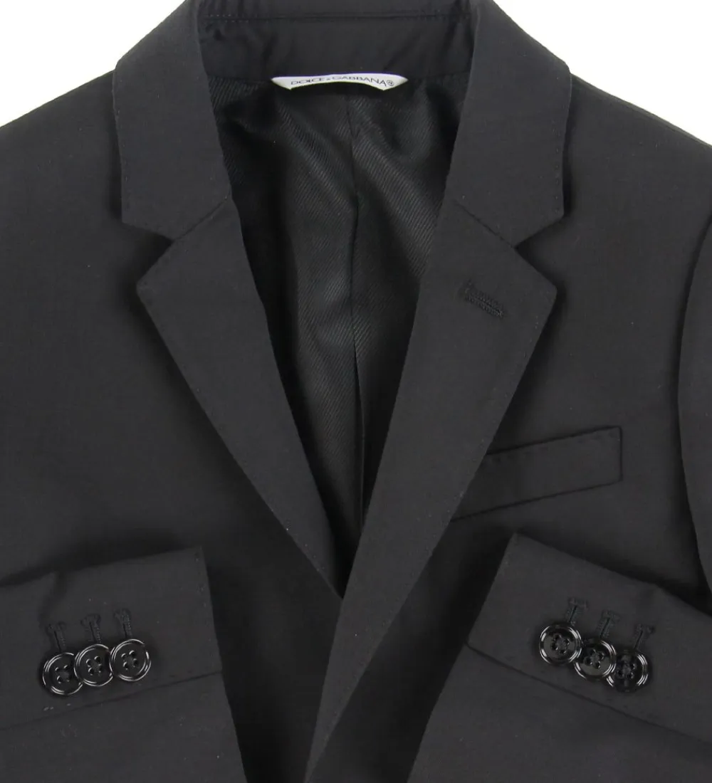 Habitjakke - Uld/Viskose - Sort|Dolce & Gabbana Best