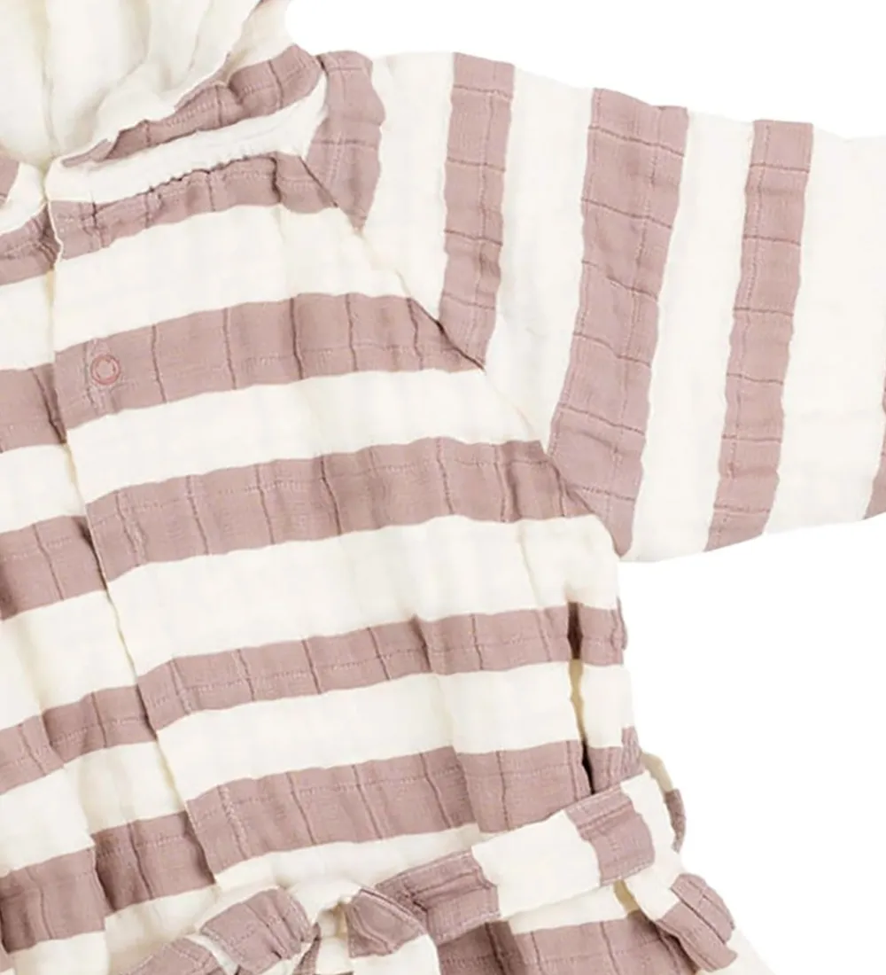 Badekåbe - Stripes - Powder|Done by Deer Hot