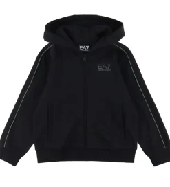 Cardigan - Sort m. Grøn|EA7