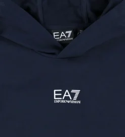 Hættetrøje - Armani Blue|EA7 Clearance