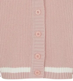 Cardigan - Strik - Burnished Lilac m. Hvid|Emporio Armani Online