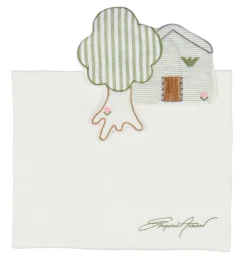 Gaveæske - Sommerdragt/Nusseklud - Grøn/Hvidstrib|Emporio Armani Best