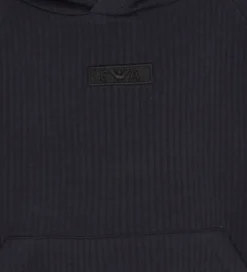 Hættetrøje - Rib - Navy|Emporio Armani Outlet