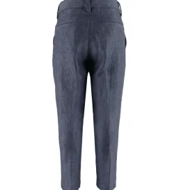 Jakkesæt - Hør - Blåmeleret|Emporio Armani Outlet