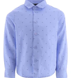 Skjorte - Blå/Navy|Emporio Armani Clearance