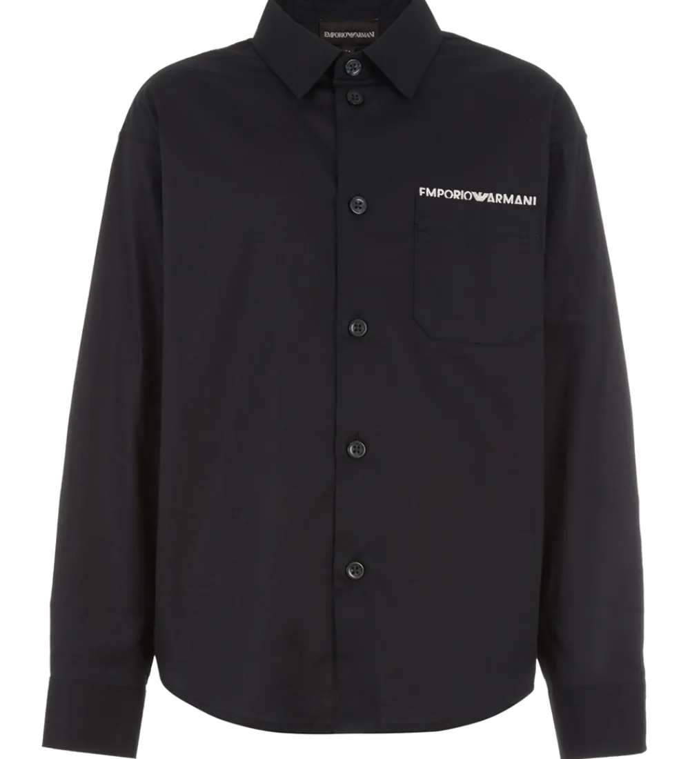 Skjorte - Navy|Emporio Armani Online