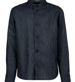 Skjorte - Navy|Emporio Armani Discount
