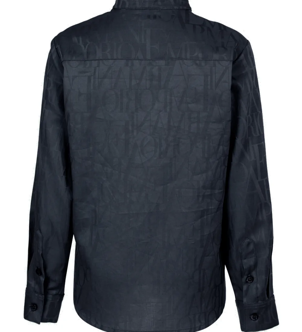 Skjorte - Navy|Emporio Armani Discount