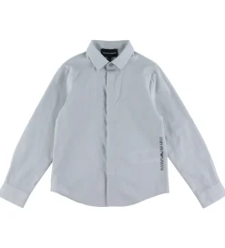 Skjorte - Pearl Blue|Emporio Armani Online