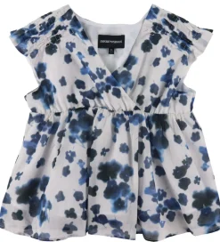 Top - Hvid/Blåblomstret|Emporio Armani Hot