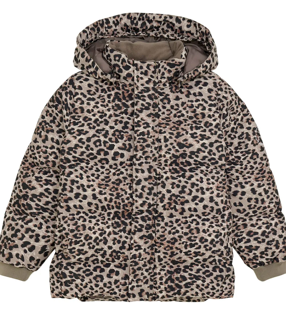 Dynejakke - Pine Bark m. Leopard|En Fant Online