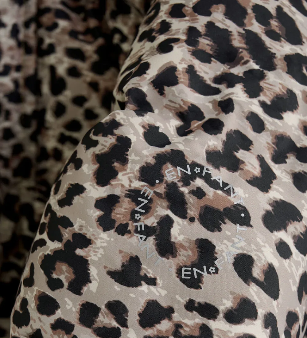 Dynejakke - Pine Bark m. Leopard|En Fant Online