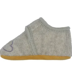 Hjemmesko - Uld - Grape Shake m. Hjerter|En Fant Hot